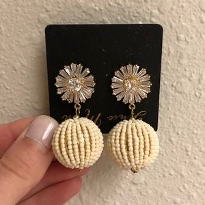 Ivory Statement Earrings